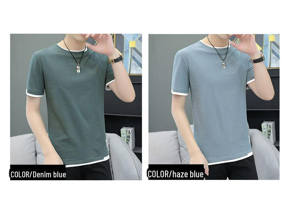 Men's 2025 Summer Trend Short-Sleeve Cotton T-Shirt