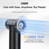 Mini ventilatore Jet COLBOR AirMaxx A1 60W elettrico Air Duster con luce LED 100000 giri/min 4-30 m/s continuo