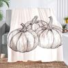A Pumpkin Print Fleece Blanket, a Gift for African Girls, Granddaughters, And Daughters, Holiday Blanket, Gift Blanket, Versatil