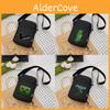 Minecraft Cartoon Print Canvas Crossbody Bag For Teens With Internal Storage Compartments