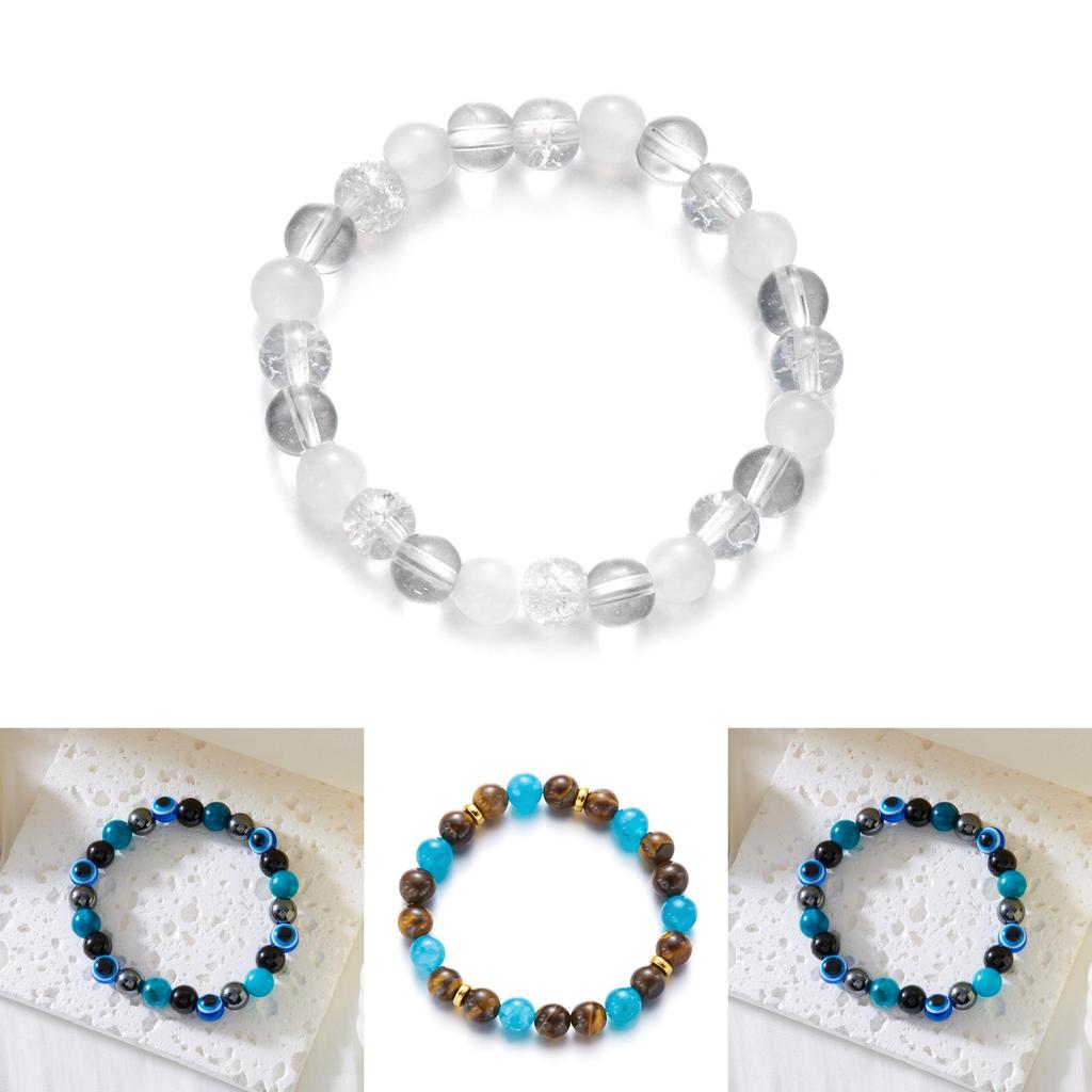 Eye Of The Devil Stretch Bracelet With Electroplated Finish For Women Accessories