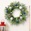 Festival Holiday Wreath Ornament Christmas Wreath Artificial Pine Garlands Festival Wall Hanging for Holiday