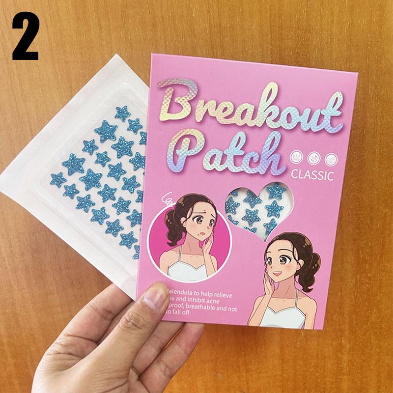 40Pcs Shining Star Pimple Patch Acne Colorful Invisible Acne Removal Skin Care Stickers Concealer Face Spot Beauty Makeup