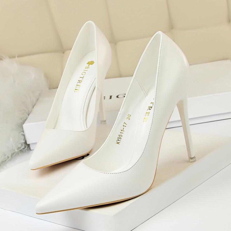 Fashion 2025 Women 10.5cm High Heels Pumps Lady Wedding Bridal Scarpins Stripper Low Heels Plus Size Fetish Party Blue Pink Shoes