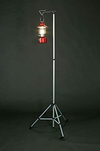 [Amazon.co.jp Exclusive] Captain Stag Aluminum Slide Lantern Stand Type 2 with Storage Bag and 3 Plastic Pegs (UF-25)