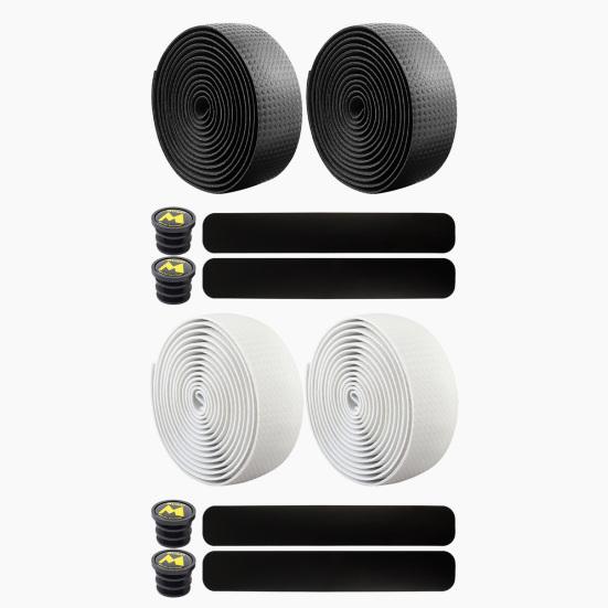 1 Set Bike Handlebar Strap Shock-absorbing Sweat-absorbing Non-slip Buffering Mountain Bike Handle Wrap