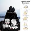 1PC Annabelle Creation Outdoor Flannel Blanket Soft Plush Decor for Picnics, camping,Bedroom, Playroom, Office1150A