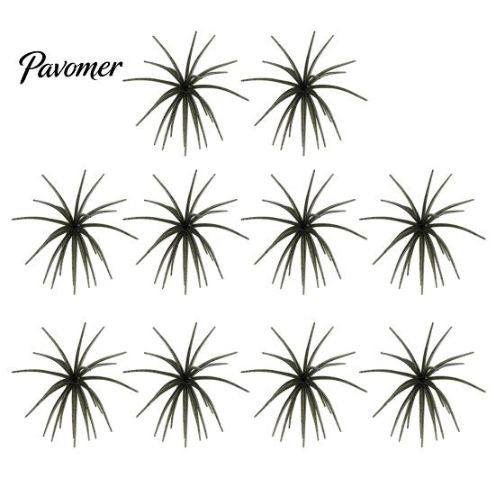 Sea Urchin Soft Baits for Bass Fishing Floating Lures, Highly Elastic TPE Bionic Baits, Versatile Glue Rivers Flexible Realistic Tentacles Lures Trout