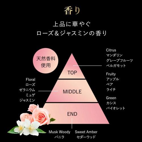 KOSE Jereme Amino Supreme Shampoo (Velvet Mellow) Moist Smooth Refill 350mL Rose & Jasmine Scent Refill 350ml (x 1)