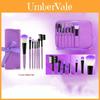 Luxurious 7pcs Makeup Brushes Set With Soft Artificial Fibers And Wooden Handles