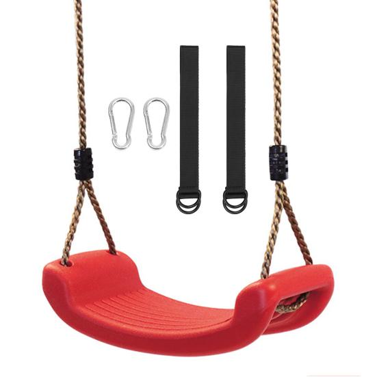 Kids Swing Seat with Adjustable Rope Accessories Heavy Duty Non-slip Children Indoor Outdoor Playground Garden Yard Patio Hanging Swing Set