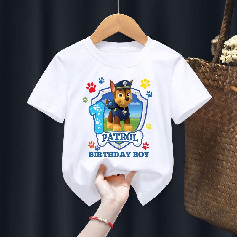 Cute Children s T-Shirt Cartoon Number Print Short Sleeve Summer Fashion T-Shirt Birthday Gift 100