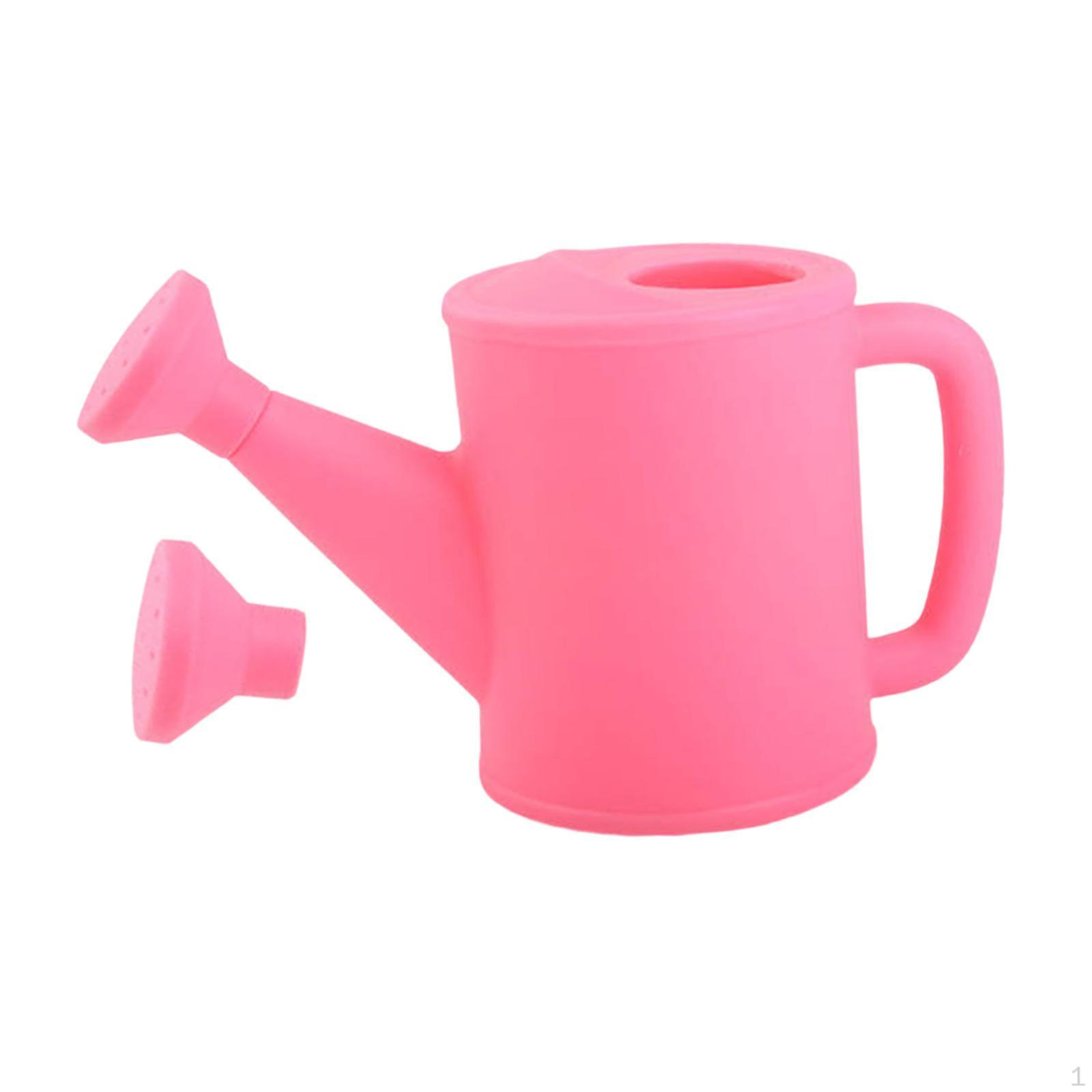 

23.7oz Watering Can with Sprinkler Head for Kids and Garden Use розовый