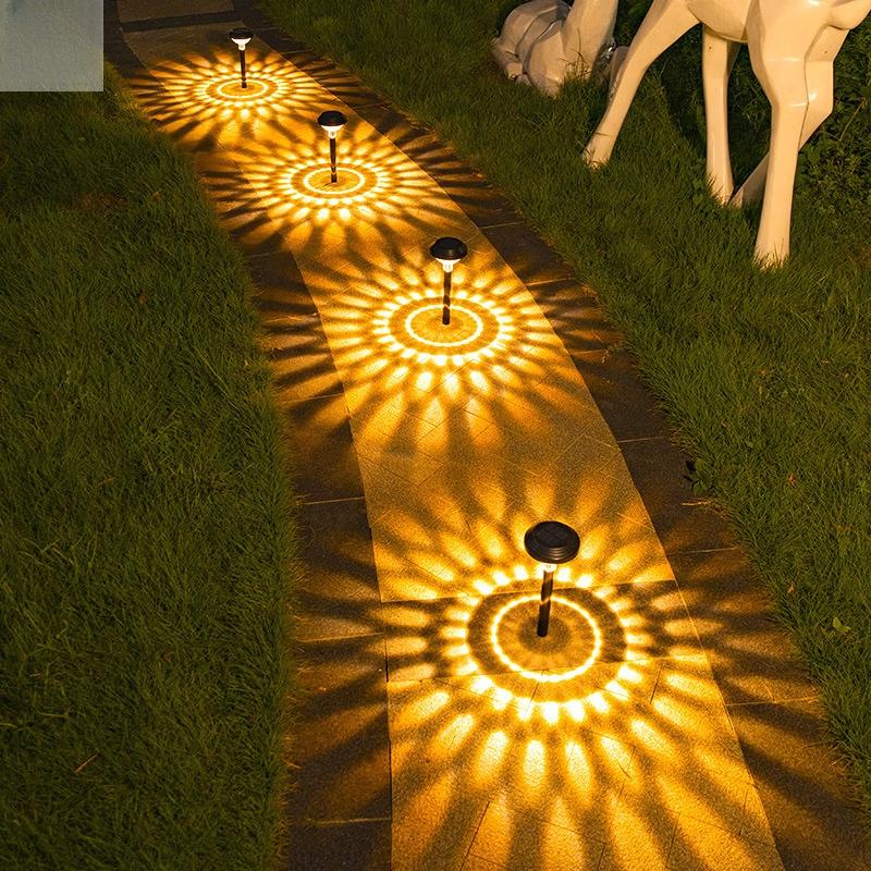 Solar Shadow Outdoor Lawn Lights - 4 Pack