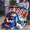 Sunset Drive Snoopy Cartoon Print blanket Flannel Blanket Soft Cozy Plush Throw for Sofa Bed Lightweight Home Decoration