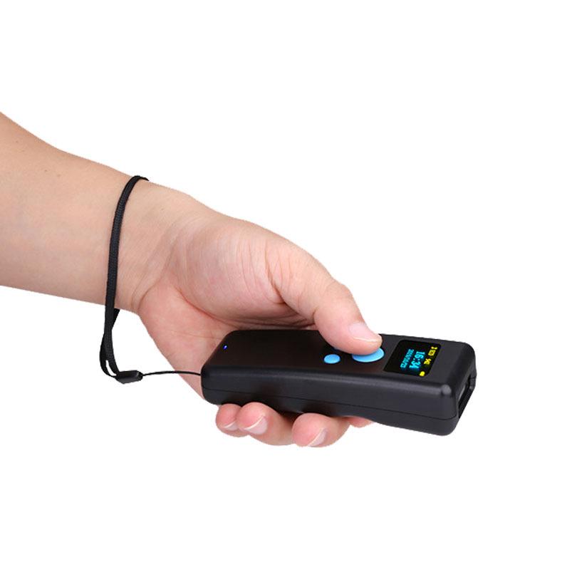 Portable Bluetooth 1D QR Code Wireless Scanner 3 mil