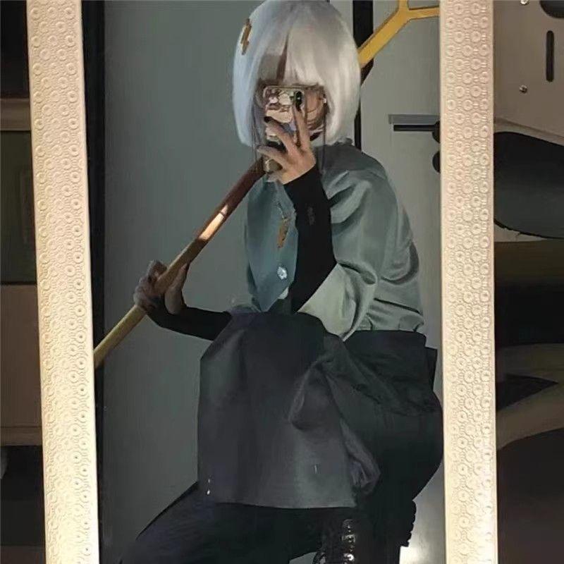 Grand Hyatt SK Sky: Children of the Light Prophecy Season Wizard Cosplay Costume - Samurai Pants & Bat Cloak