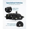 LUJUNTEC Interior Door Handles,Front Rear Door Handles Driver Left Passenger Right Side,Replacement for 2013-2017 for Nissan for Altima,4pcs Black