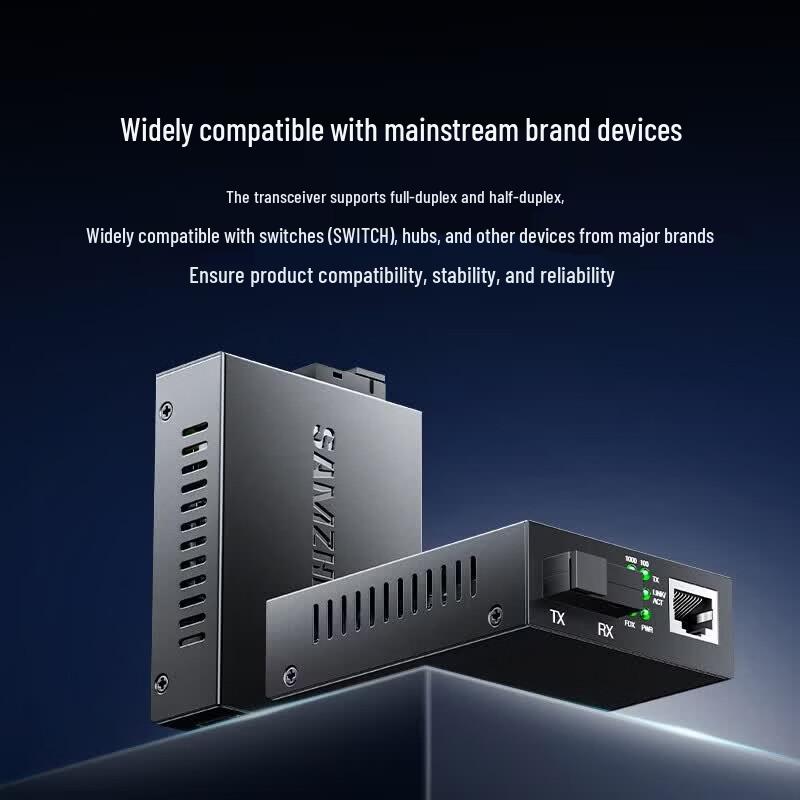 SAMZHE SZ-GQ20AB Gigabit Single-Mode Single-Fiber Optic Transceiver