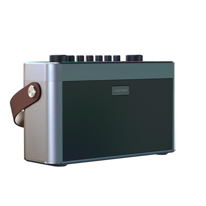 

50 Вт большой мощности для дома, КТВ аудиосистема, беспроводной микрофон, живая звуковая карта, Bluetooth-динамик, встроенная машина, оборудование K-song, ТВ-проектор