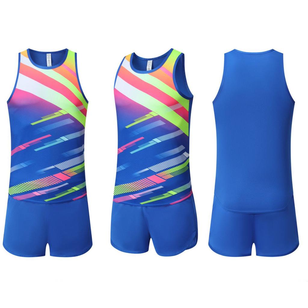 Leichtathletik-Trainingskleidung für Kinder, Wettkampfkleidung für Sportstudenten (Herren und Damen), Körpertest-Weste, Laufshirt für Erwachsene