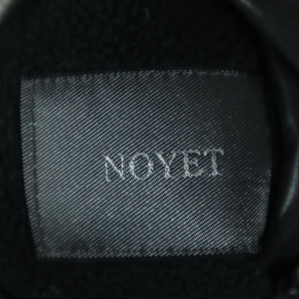 NOYET reversible Nordic Pattern knit Batting vest black Men's Used