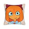 Pillow Case Ongezelligs Polyester Pillow Cover  Kawaii Cushion Cover Design Pillowcases For Office Car Home Decorative