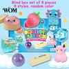 Decompression Sensory Toy 4/8/25Pcs Stress Relief Squeeze Toy, Anxiety Reduction Soft Fidget Stretchy Party Favors for Kids Adults