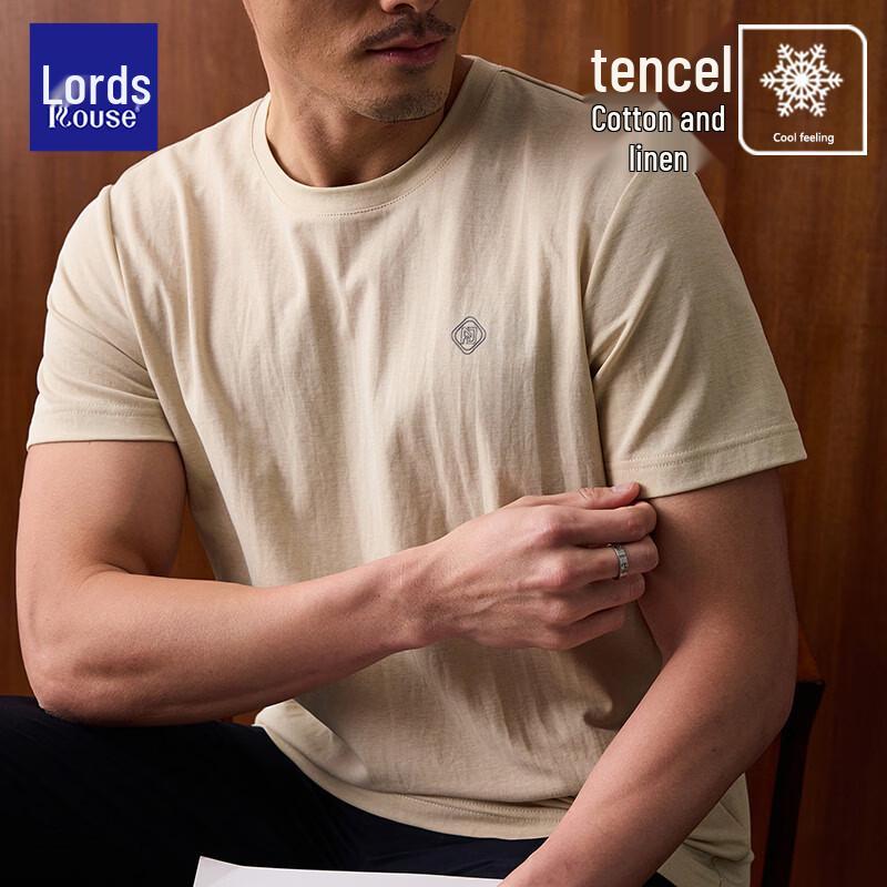 

Luotz Men s Summer Breathable Cotton Linen T-Shirt XL