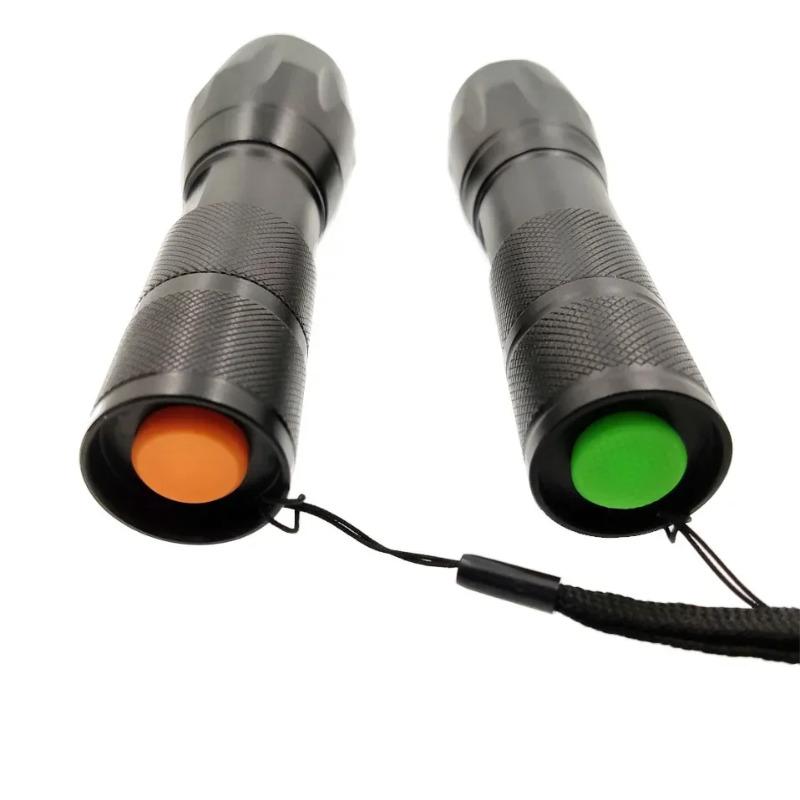 T6 Led Flashlight Ultra Bright Torch 5 Switch Modes Zoomable Focusing Bike Light 18650 Battery/AAA for Camping