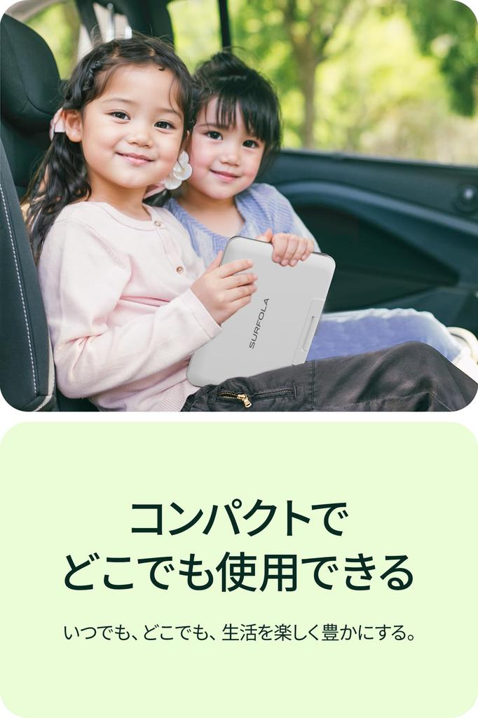 Surfola Tragbarer DVD Stunden Region Free Keine Regionale Karte 270 Grad TV AV Letzte Speicher SD02 kompatibel mit Player, 12.5" 10.5" LCD, 4-5 Wiedergabe,