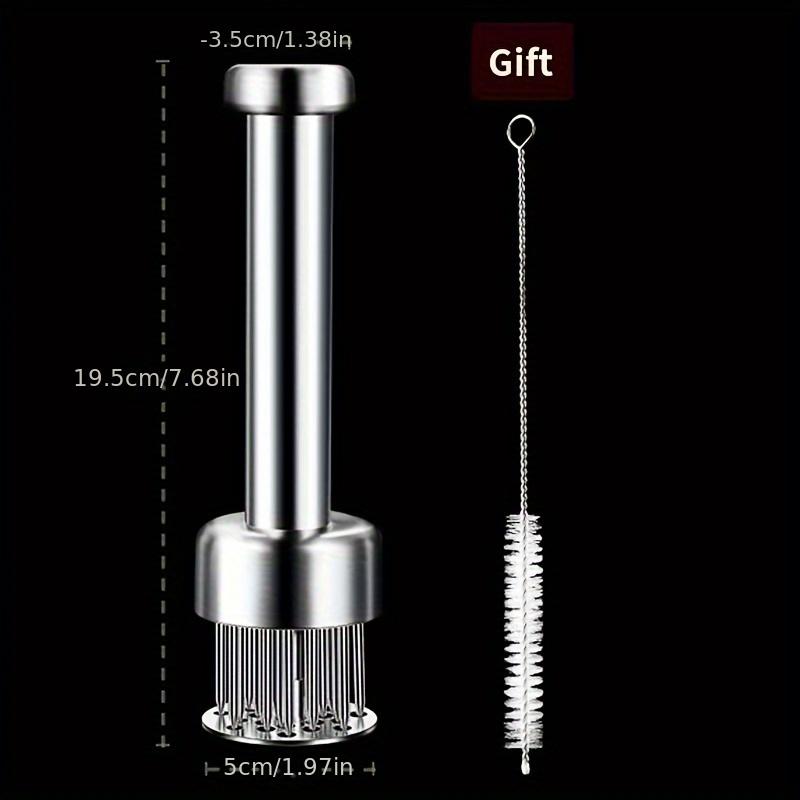 1pc, Stainless Steel 304 Meat Tenderizer Needle, Steak Needle Tool, Professional Meat Punch Tenderizing Device,