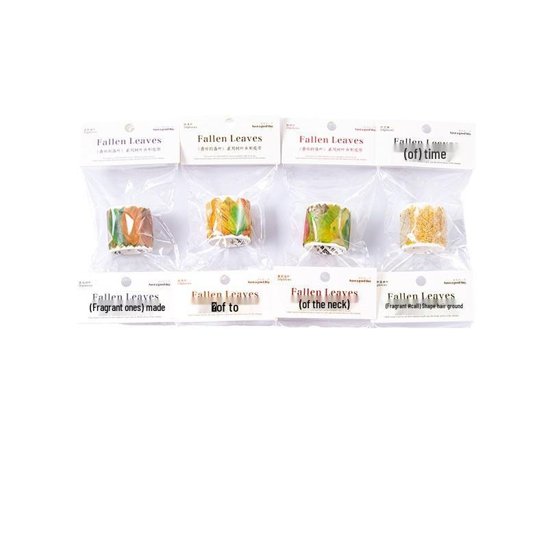 Beautiful Day Alien Tape Champs-Élysées Fallen Leaves Series DIY Art Stickers: 8 Creative Designs