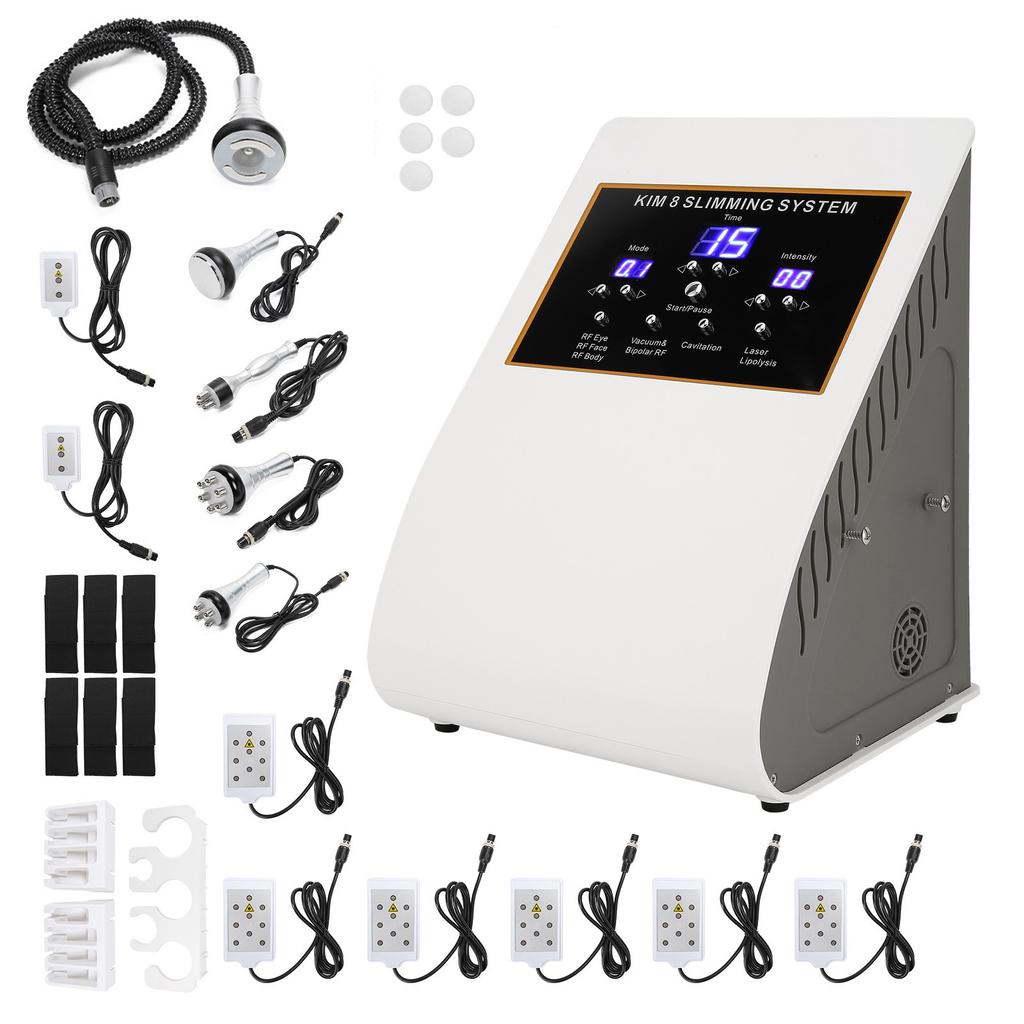 Multifunctional 6 in 1 Fat Burning Machine Cellulite Removal Machine RF Body Slimming Machine 110‑240VAU Plug