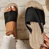 Summer Fashion Women's Slippers, Portable Beach Summer Flat Sandals for Ladies