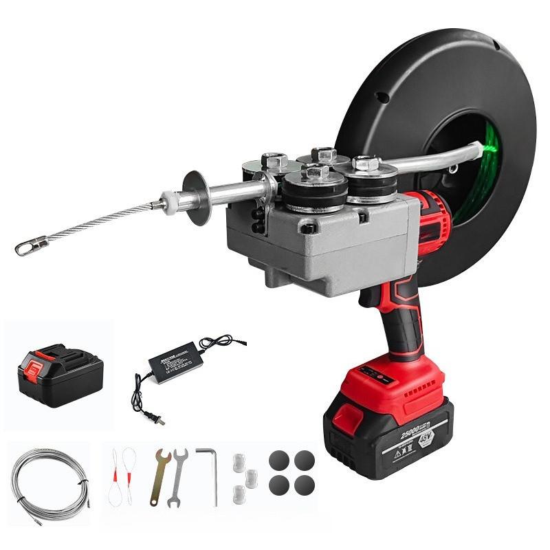 High Power Industrial Threading Machine Multifunctional Electrician Cable Pulling Machine Fully Automatic Wire Threading Tool