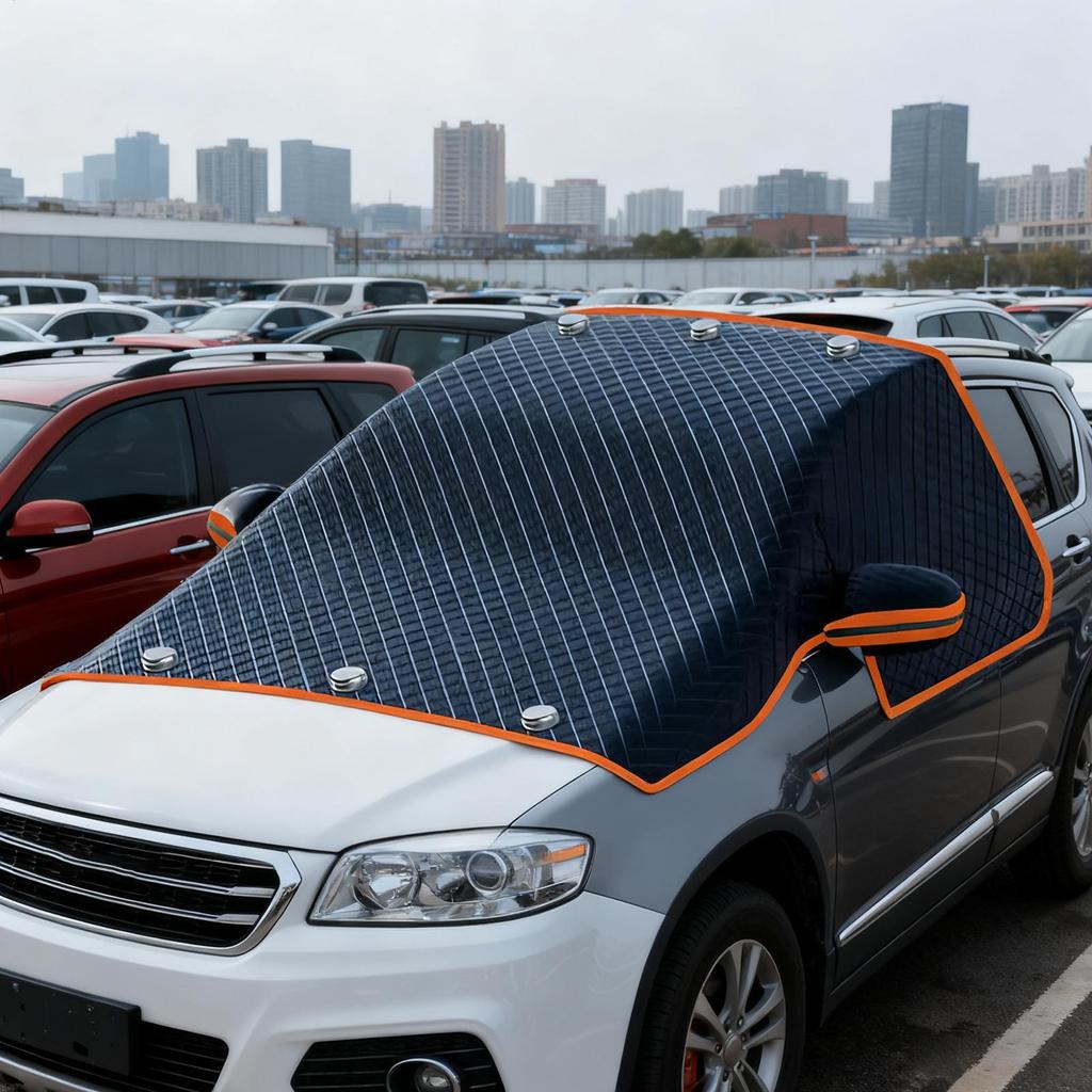 Windshield Cover Car Snow Cover 260*115 Cm Auto Windshield Cover Snow Protector Ice Blocked Front Window Protector Accessories