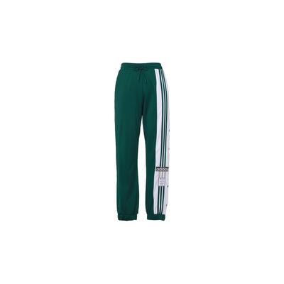 Originals Color Block Striped Retro Sports Long Pants Knitted Sports Pants Women Bottoms Dark-Green GJ8277