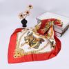 Silk Scarves Women Luxury Brand Summer Fashion Designer Head Hair Scarf Hijab Bandana Foulard Femme Headscarf