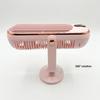 USB charging air-cooled small fan, 5-speed adjustable, large battery dual motor stylish desktop fan, portable air cooler
