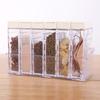 2/6 In 1 Spice Salt Sugar Jar Transparent Seasoning Storage Box Kitchen Container