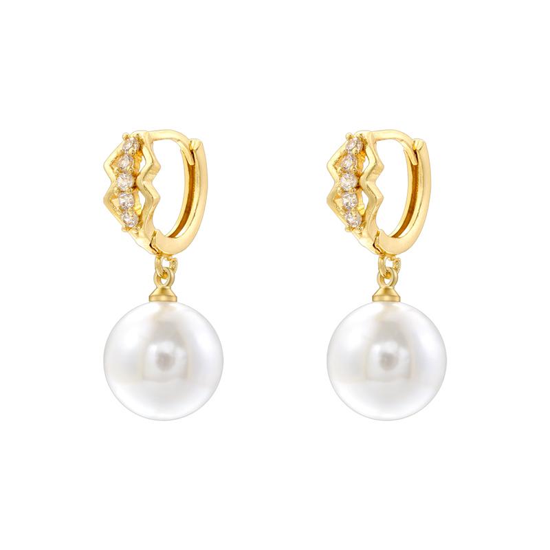 ZHUKOU 7 kinds of different earring clasp pearl earrings for women :VE1405-VE1411