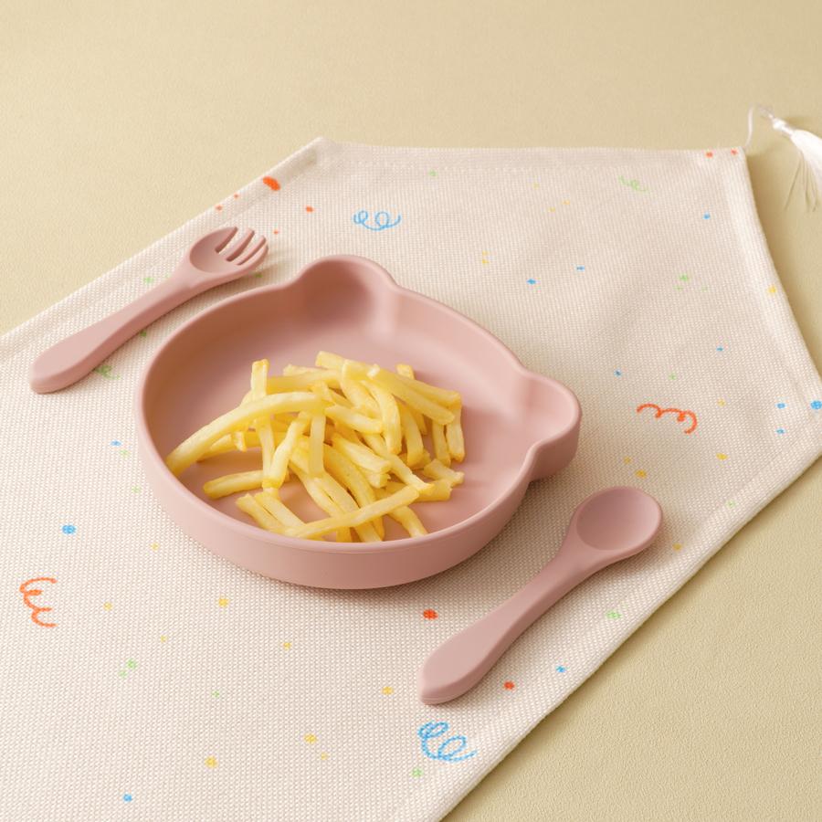 Wholesale Silicone Baby Feeding Set BPA Free Suction Dishes Plate Feeding Sucker Bowl Spoon Fork Children Tableware Baby Stuff