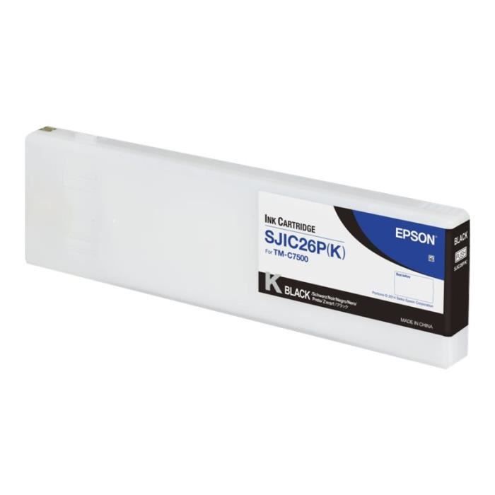 Cartouche d'encre EPSON SJIC30P(K) - Noir - 295.2 ml - pour ColorWorks TM-C7500G