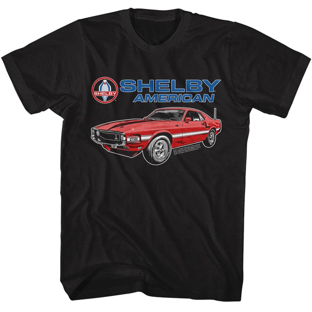 Carroll Shelby Muscle Car American Shelby Mustang GT500 Cobra Men T Shirt XXL