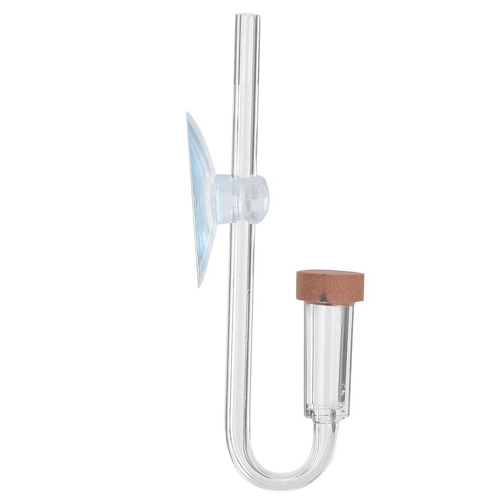 Ceramic CO2 Diffuser for Aquarium Fish Accessories with Bubble Recording Preparation U-Shaped Clear Acrylic CO2 Diffuser