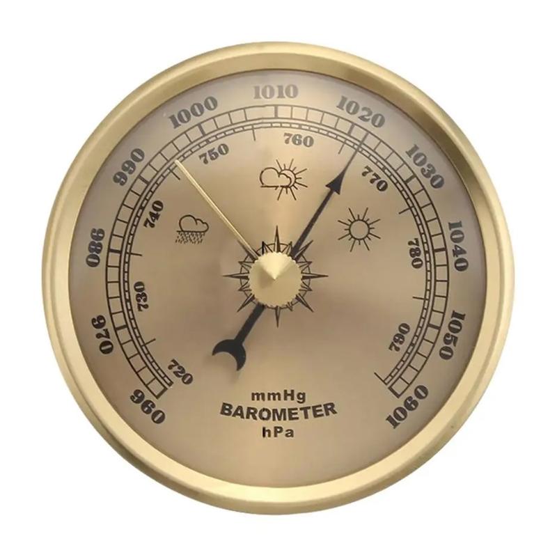 Mechanical Atmospheric Pressure Gauges Large 70mm No Battery Required High Accuracy for Meteorology Enthusiasts