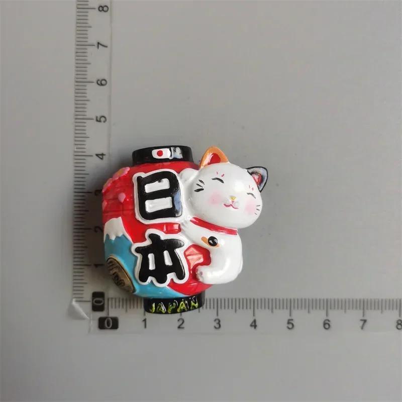 Japan Fridge Magnets Mount Fuji Tokyo Kyoto Tourist Souvenir Craft Gifts Resin Magnetic Refrigerator Sticker Home Decoration