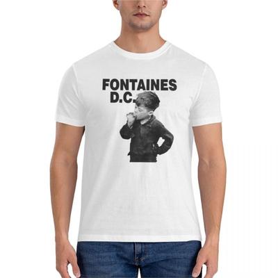 Men Cotton Tshirt Fontaines D.C. Essential T-Shirt Mens T Shirts New Edition T Shirt Summer Clothes Man Black T-shirt