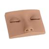 Lash Mannequin Head Removable Silicone Replacement Eyelash Mannequin Head for Training Light Brown